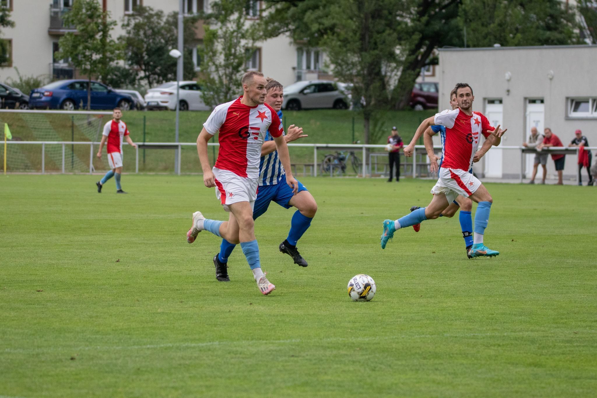 Slavia odjezdila zápas s Libčany a zaslouženě slaví výhru
