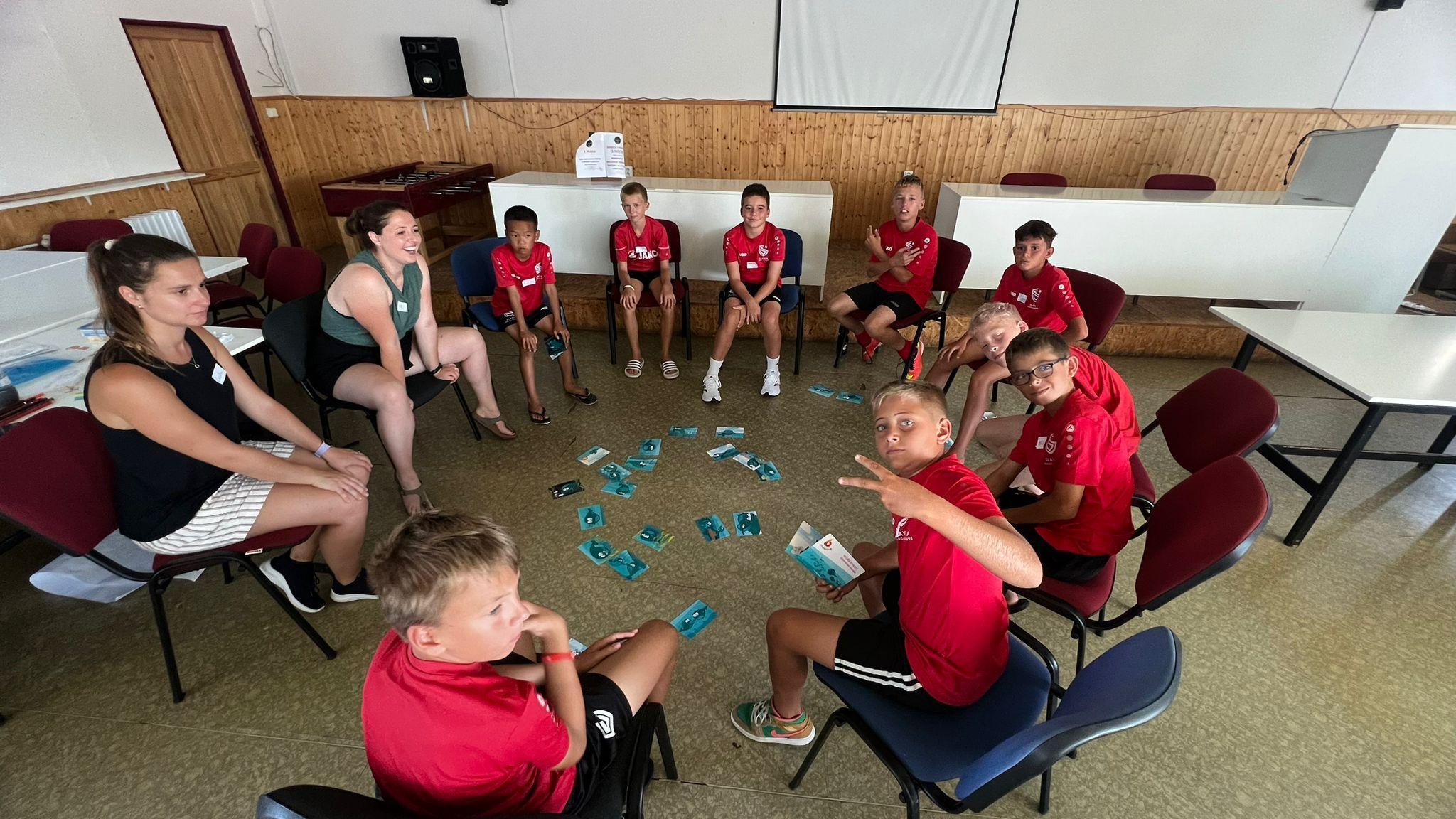 Hráči týmu U12 absolvovali den s projektem linka bezpečí naživo