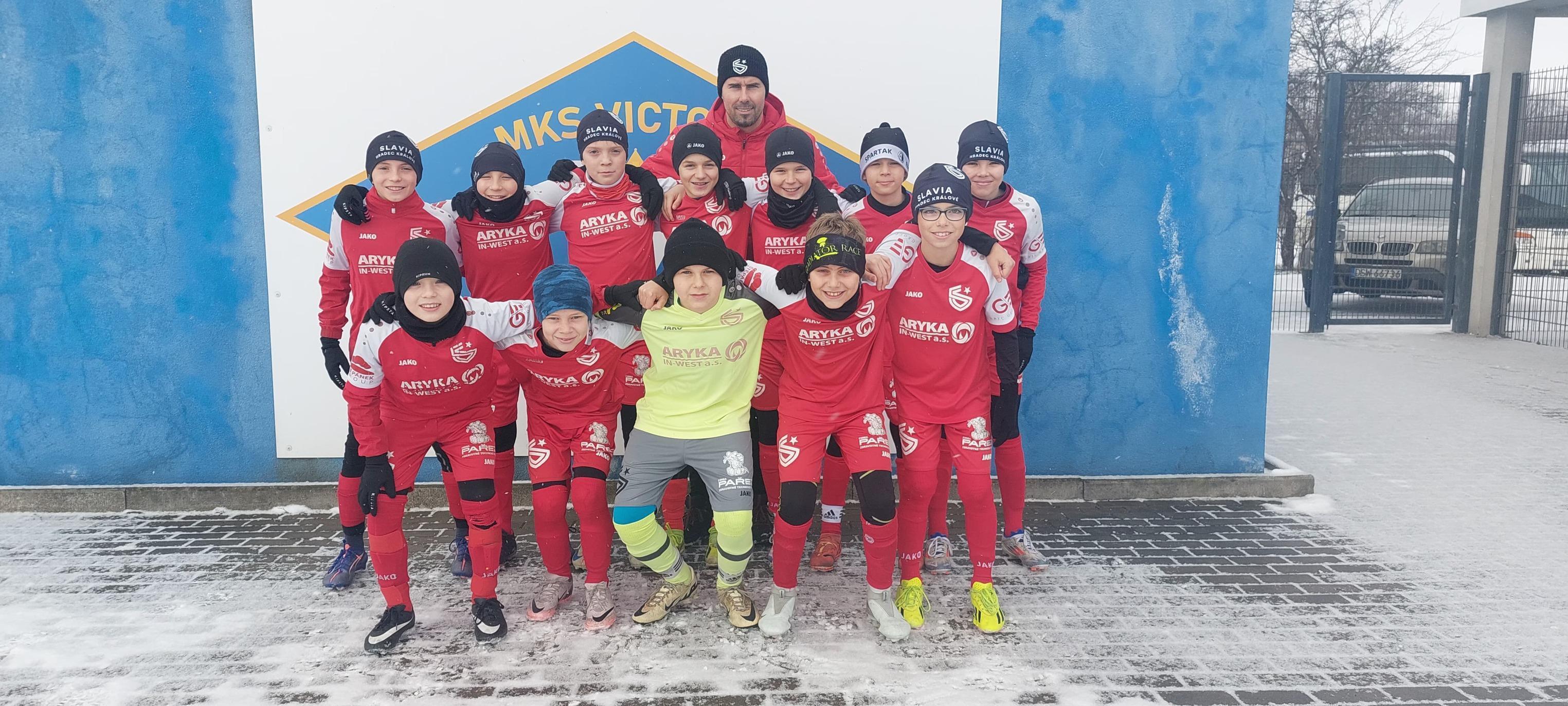 PŘÍPRAVA V POLSKU | Mladší žáci sehráli přípravné utkání s klubem Polonia Stal Świdnica