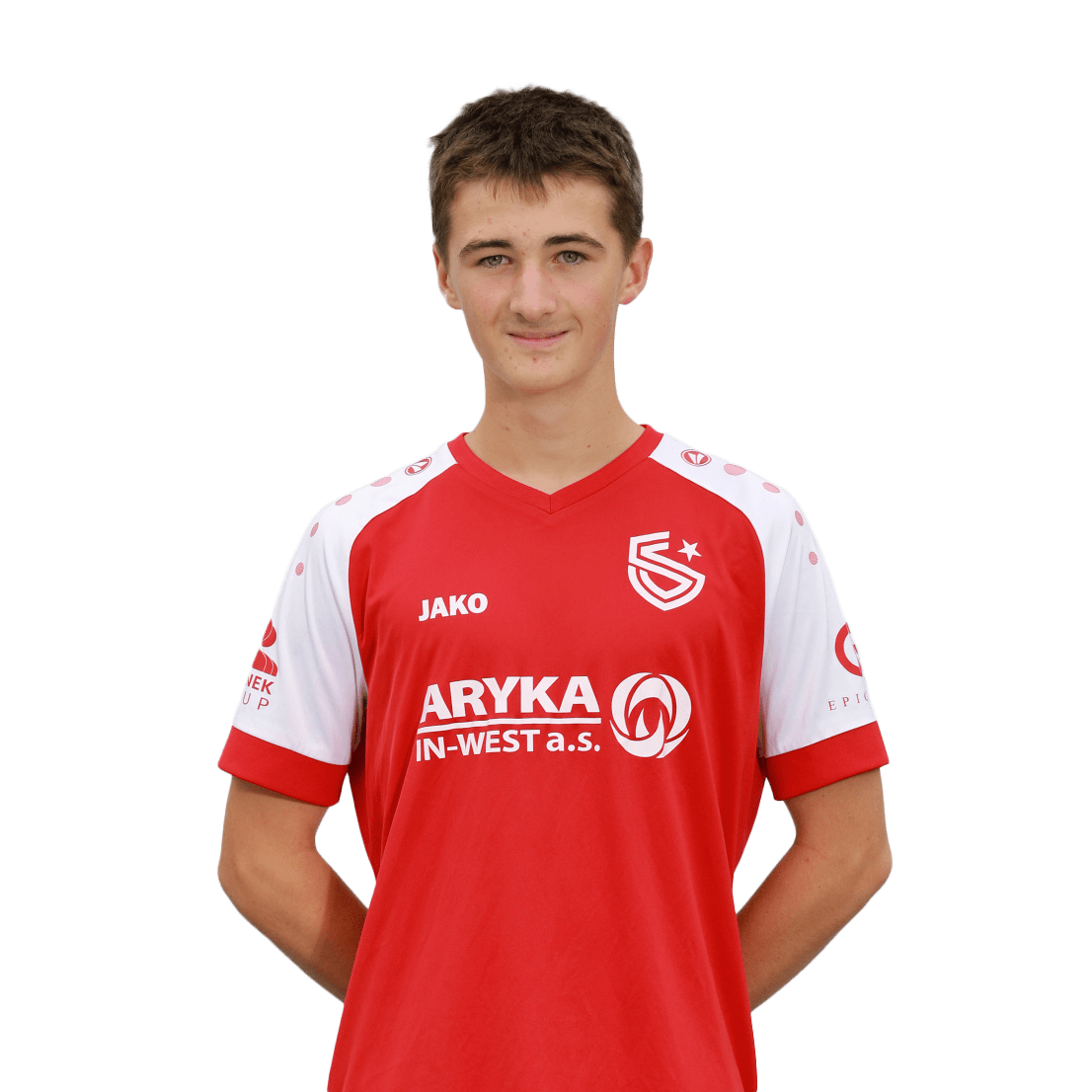 Záložník Jakub Čech  — Muži B — FC Slavia HK