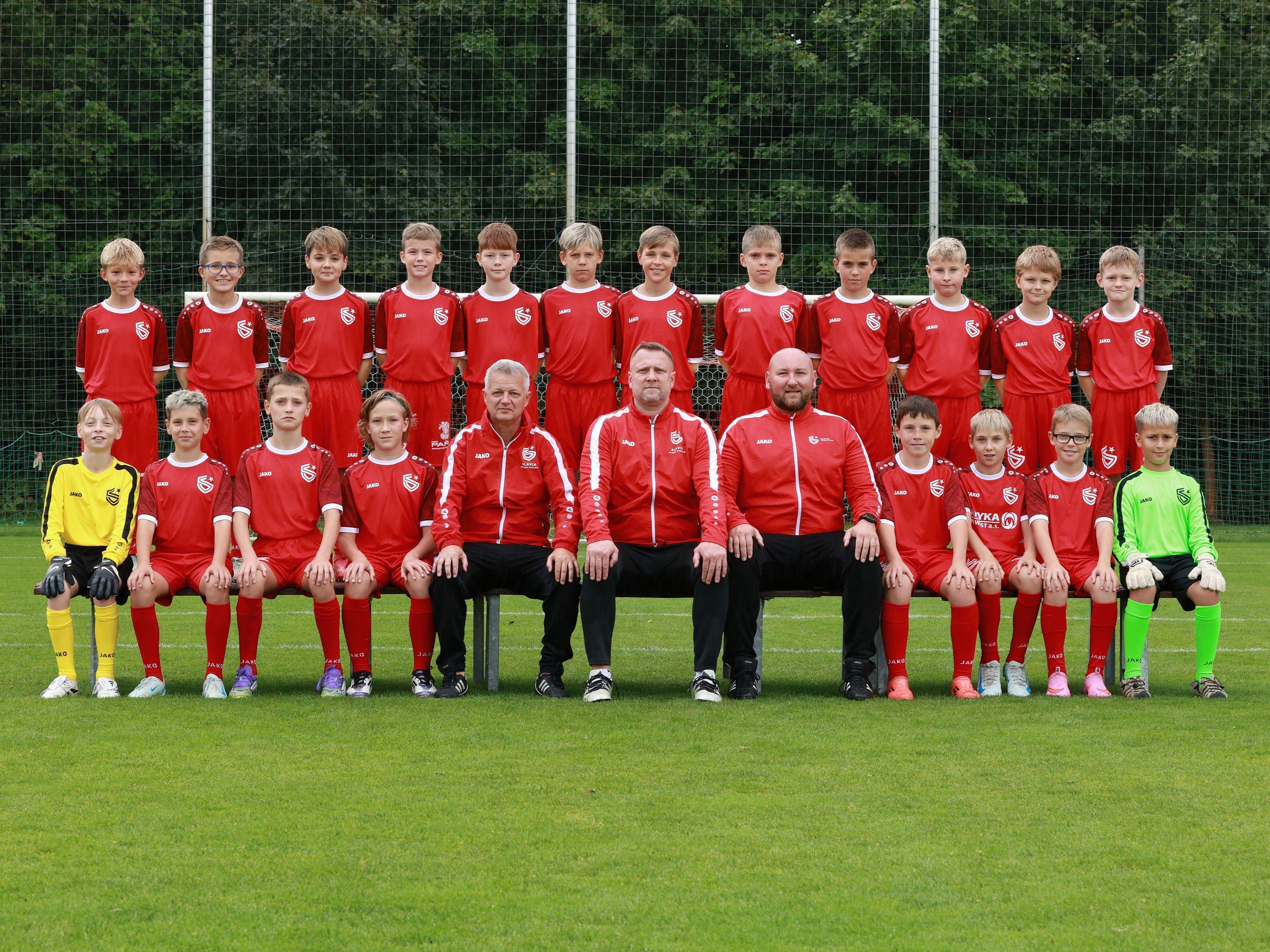 Sestava týmu U11 FC Slavia Hradec Králové