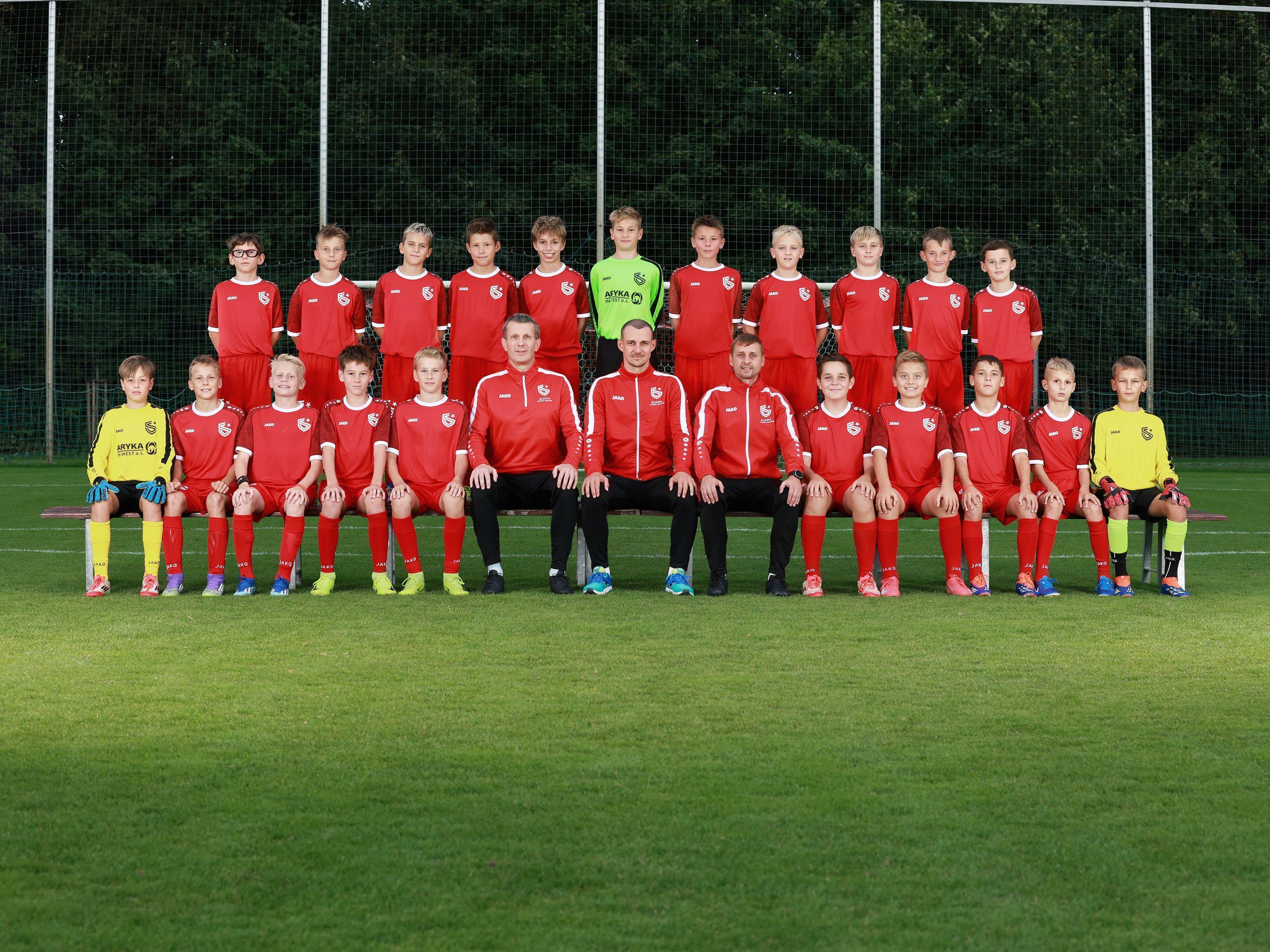 Sestava týmu U12 FC Slavia Hradec Králové