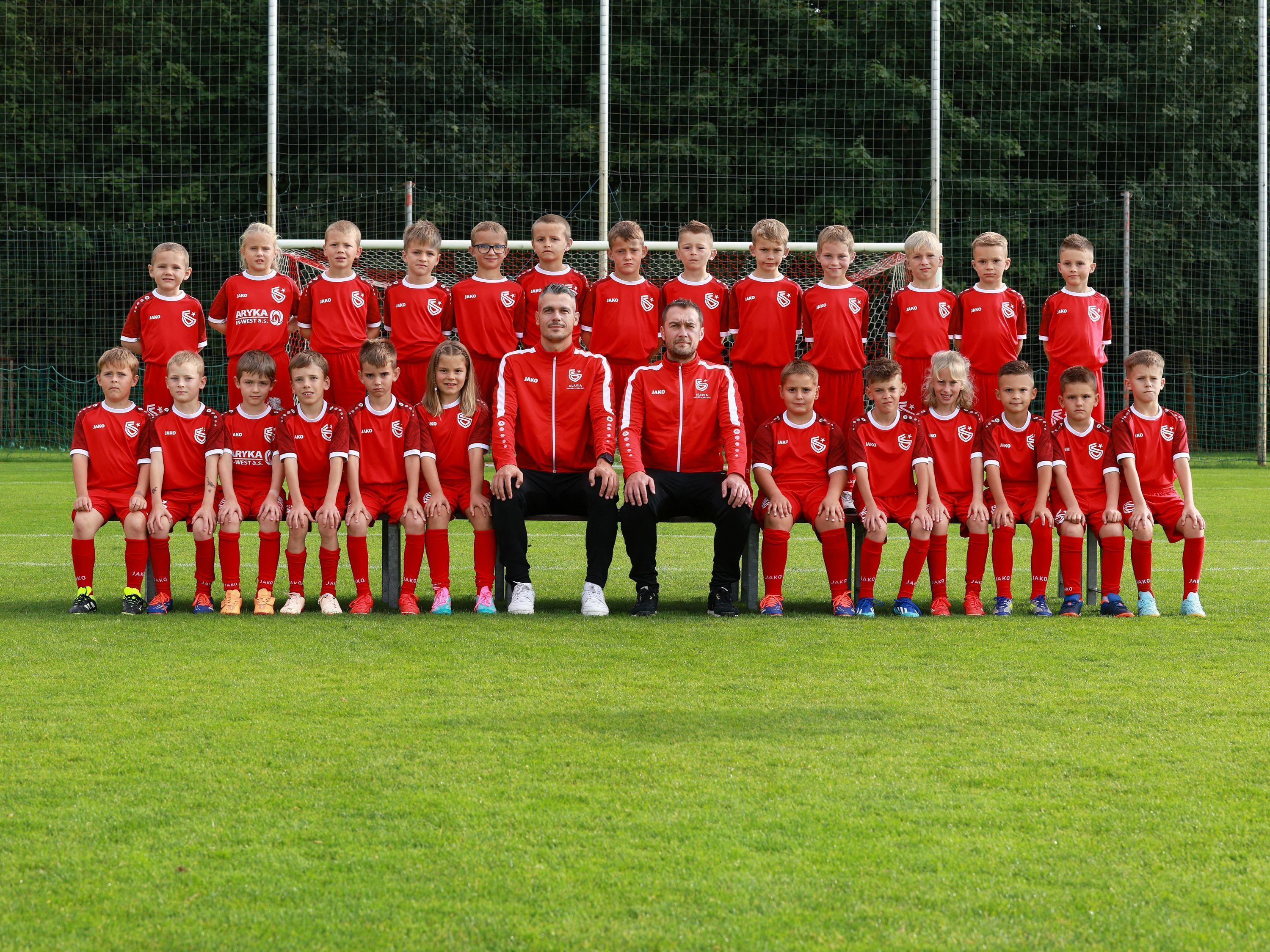 Sestava týmu U8 FC Slavia Hradec Králové